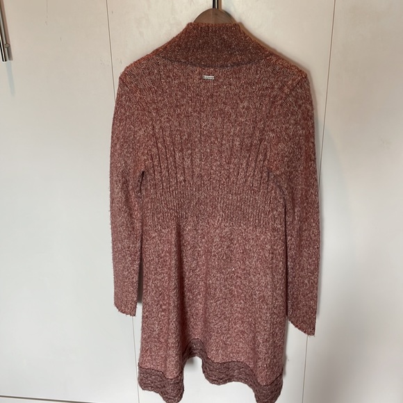 Prana knit sweater. Like new. Size Small. Faded rose color. Long cardigan - Picture 7 of 8